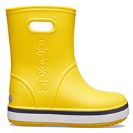 Crocs Crocband Rain Boot Kids Yellow/Navy, EU 32-33 / US J1 / 200 mm - Holínky