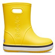 Crocs Crocband Rain Boot Kids Yellow/Navy, EU 33-34 / US J2 / 208 mm - Gumicsizma