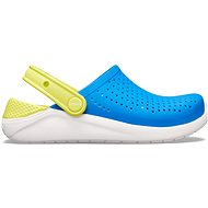 Crocs LiteRide Clog Kids Bright Cobalt/Citrus, EU 32-33 / US J1 / 200 mm - Slippers