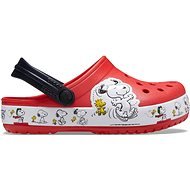Crocs Fun Lab Snoopy Woodstock Clog Kids Flame červená EU 33-34 / US J2 / 208 mm - Šľapky