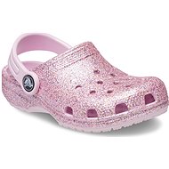 Crocs Classic Glitter Clog T White/Rainbow - Casual Shoes