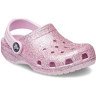 Crocs Classic Glitter Clog T White/Rainbow, size EU 24-25 - Casual Shoes