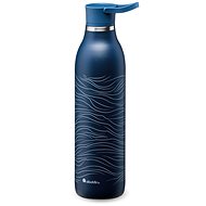 Aladdin CityLoop Thermavac eCycle Vacuum Bottle 600 ml, Deep Navy - dark blue with print - Drinking Bottle