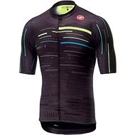 Castelli Tabula Rasa Jersey FZ Multicolor Dark Gray/Yellow Fluo - Cycling jersey