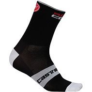 Castelli Rosso Corsa 9 Sock Black L/XL - Ponožky