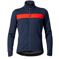 Castelli Raddoppia 3 Jacket Savile Blue/Red Reflex - Bunda na kolo
