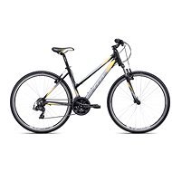 CTM MAXIMA 1.0, fekete/sárga, mérete L/18" - Cross kerékpár
