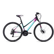 CTM MAXIMA 2.0, Black/Turquoise, size M/16" - Cross Bike