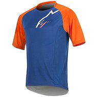Alpinestars Trailstar S/S Royal Blue/Bright Orange  - Cycling Jersey