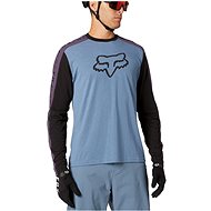 Fox Ranger Dr Ls Jersey Matte Blue M - Cycling Jersey