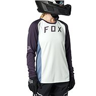 Fox W Defend Ls Jersey Cloud Grey  - Cycling Jersey