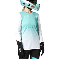 Fox W Flexair Ls Jersey Teal XS - Cycling Jersey