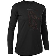 Fox W Ranger Dr Ls Jersey Black  - Cycling Jersey