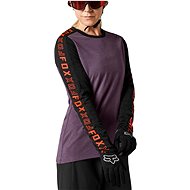 Fox W Ranger Dr Ls Jersey Black/Purple  - Cycling Jersey