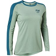 Fox W Ranger Dr Mid Ls Jersey Sage S - Cycling Jersey