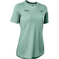 Fox W Ranger Dr Ss Jrsy Double Fox Eucalyptus XS - Cycling Jersey