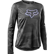 Fox W Ranger Tru Dri Ls Jersey Grey  - Cycling Jersey