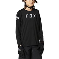Fox Yth Defend Ls Jersey Black YM - Cycling Jersey