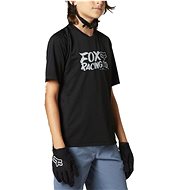 Fox Yth Defend Ss Jersey Black Y - Cycling Jersey