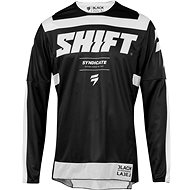 MX Shift 3Lack Label Strike Jersey Black/White  - Cycling Jersey