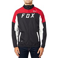 Fox Moth Windbreaker Black/Red L - Bunda na kolo