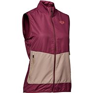 Fox W Ranger Wind Vest Dark Maroon XS - Cycling Jacket