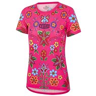Women's functional T-shirt Frida Pink M - Cycling T-Shirt