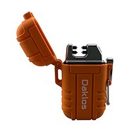 Daklos Plasma rechargeable waterproof windproof lighter in gift box - orange - Lighter