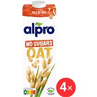 Alpro oat drink unsweetened 4 x 1l - Plant-based Drink