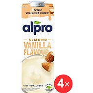 Alpro almond drink with vanilla flavour 4 x 1l - Plant-based Drink