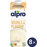 Alpro soy drink with vanilla flavour 8x1l - Plant-based Drink