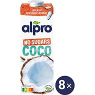 Alpro coconut drink unsweetened 8x1l - Plant-based Drink