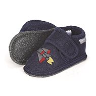 STERNTALER wool slippers, velcro, rocket blue 5401900, 20 - Baby Booties