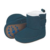 STERNTALER textile winter boots high rollers velcro blue 5301711 - Baby Booties