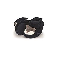 STERNTALER plush booties, winter, dark blue, fox 5102183 - Baby Booties