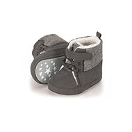 STERNTALER textile winter boots, fur, velcro grey 5302101, 22 - Baby Booties