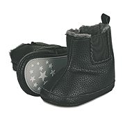 STERNTALER textile winter boots imitation leather dark grey with zip 5302015, 16 - Baby Booties
