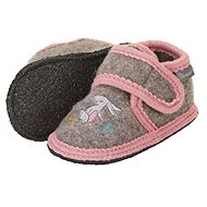 STERNTALER winter wool bunny slippers grey 5402002, 26 - Baby Booties