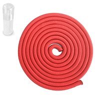 SEDCO Gymnastické bavlnené švihadlo 3 m – PVC Tuba, červená - Švihadlo