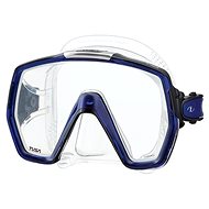 Tusa Freedom HD, Transparent Silicone, Blue Frame - Diving Mask