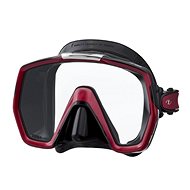 Tusa Freedom HD, Black Silicone, Red Frame - Diving Mask