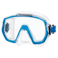 Tusa Freedom Elite, Transparent Silicone, Blue Frame - Diving Mask