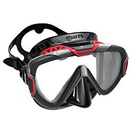 Mares Pure Wire, Black Silicone, Red Frame - Diving Mask