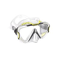 Mares Pure Wire, Transparent Silicone, Yellow Frame - Diving Mask