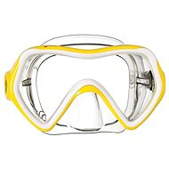 Mares Comet, transparent silicone, yellow frame - Diving Mask