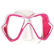 Mares X-Vision Ultra Liquidskin, White Silicone, Pink Frame - Diving Mask