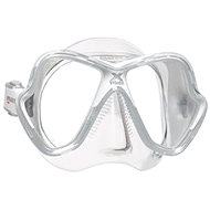 Mares X-Vision, Transparent Silicone, White Frame - Diving Mask