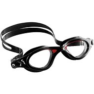 Cressi Flash, Black/Red, Clear Lens - Swimming Goggles