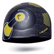 Head Silicone Sketch Junior, Black - Bathing Cap