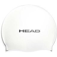 Head Silicone Flat, White - Swim Cap